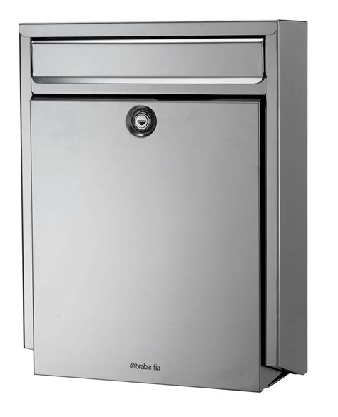 brabantia b100 stainless steel post box|Bottom Post Box B100/400 .